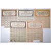 Image 2 : China. Kwangtung Defense Bonds, ND (1930 to 1940s), Group of 5 Issued Certificates.