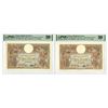 Image 1 : France. Banque de France, 1939, Issued Banknote Pair.