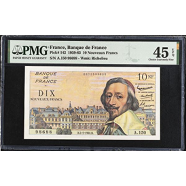 France. Banque de France, 1961, Issued Banknote.