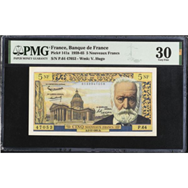 France. Banque de France, 1961, Issued Banknote.