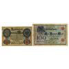 Image 1 : Germany. Reichsbanknote, Imperial Bank Note, 1907 Issue Banknote Pair.
