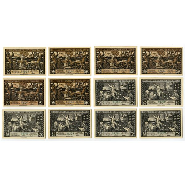 Germany. Stadt Bitterfeld, 1920, Issued Notgeld Collection.