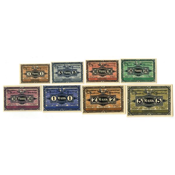 Germany. Bereich des III Armee Corps (Army Corps III), 1917, Issued Notgeld Assortment.