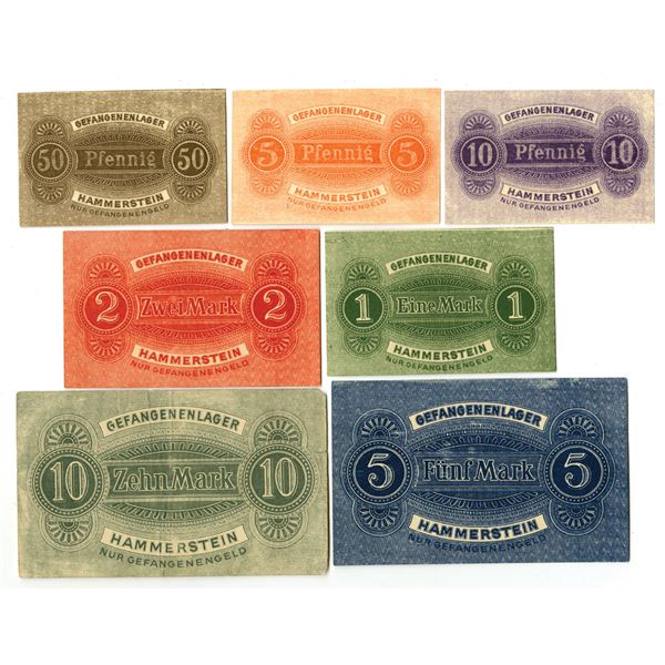 Germany. Hammerstein Prison Camp,  ND (1915 to 1918) Issued Notgeld