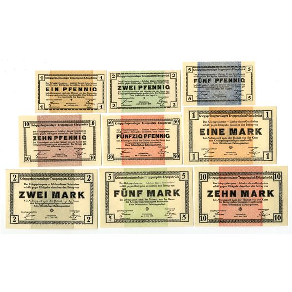 Germany. Königsbrück Military District, 1915, POW Camp Notgeld.