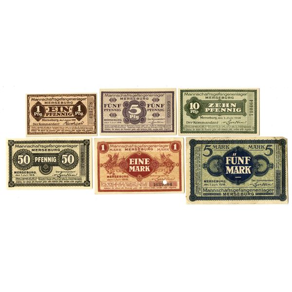 Germany. Merseburg POW Camp, 1918, Issued Notgeld.