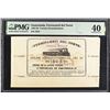Image 1 : Guatemala. Ferrocarril del Norte - Billete Correspondiente, (Northern Railway), 1887-93, 1 Issue Tic