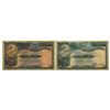 Image 1 : Hong Kong. Hong Kong & Shanghai Banking Corp., 1941 and 1953, Issued Banknote Pair.
