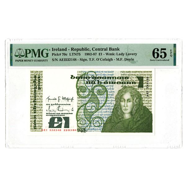 Ireland. Central Bank of Ireland, 1984, Issued Banknote.