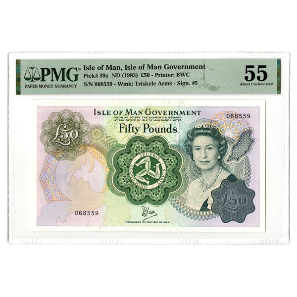 Isle of Man. Isle of Man Government, ND (1983), Issued Banknote.