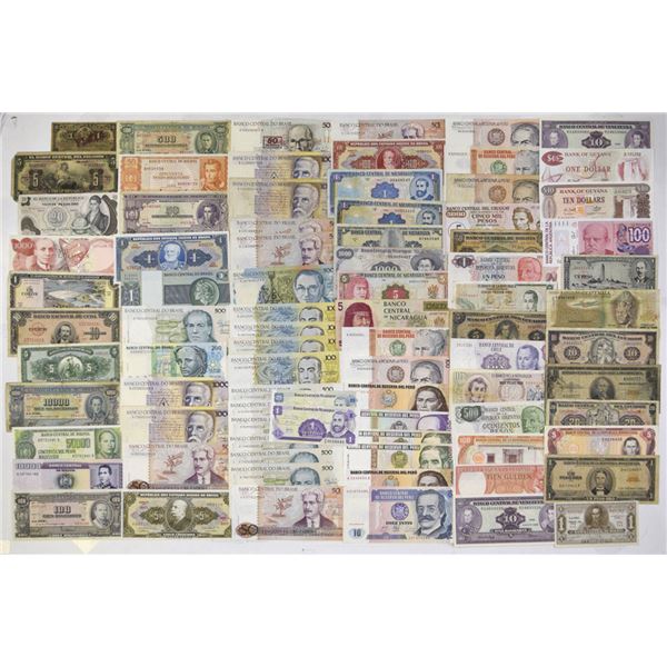 South American Banknote Collection, ca.1880s to 1990s