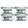 Image 1 : Swaziland. Central Bank of Swaziland, 2006, Sequential Issued Banknote Quartet.