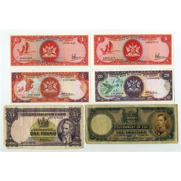 Former British Colonial Territories, 1951 to ND (1985), Issued Banknote Assortment.