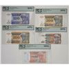 Image 1 : Zaire. Banque du Zaire, 1989 to 1996, Issued Banknote Assortment.