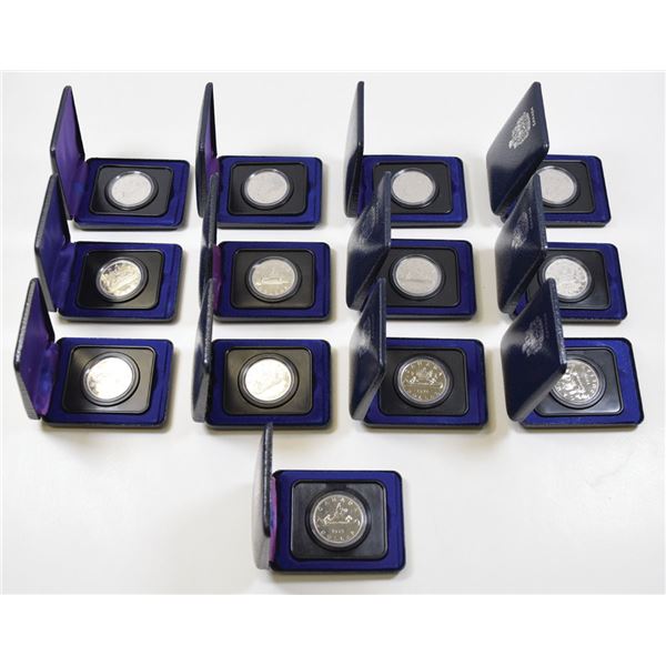 Canada, 1975 and 1976, Silver Dollar Proof Coins Group