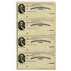Image 1 : U.S., Assistant Treasurer of the U.S., New York - Justice - U.S. Marshals, 1880s Uncut Sheet of 4 "U