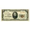 Image 1 : MD. First National Bank of Gaithersburg, Maryland, $20 T1, Series of 1929, Ch# 4608, Issued Banknote