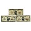 Image 1 : NY. National Bank of Cohoes, New York, Series of 1929, Ch# E-1347, T1 Issued Banknote Trio.