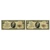 Image 1 : NY. National Bank of Cohoes, New York. $10 T1 & T2, Series of 1929, Ch# 1347, Issued Banknote Pair.