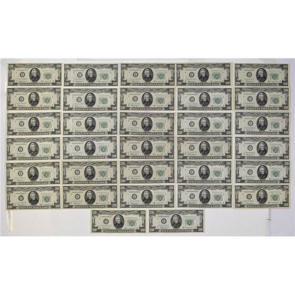 U.S., U.S. F.R.N., $20, Series 1950D, Fr.# 2063-E, Banknote Group.