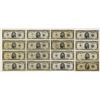 Image 1 : U.S. Silver Certificates, $5 and $10, Series of 1934B to Series 1953A, Issued Banknote Assortment.