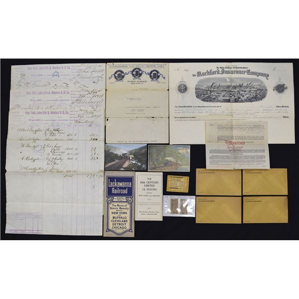 Automobile and Railroad Ephemera Collection, 1884 to 1936