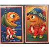 Image 1 : Germany, c. 1909–1913 — Pair of Pumpkin-Head Halloween Postcards, Series 1701