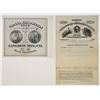 Image 1 : UK & NY, Ornate ABNC Engraved Label & Insurance Company Policy,1862 & 1873, Proof & Issued Certifica