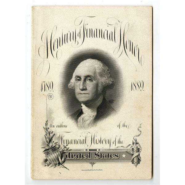 NY. Harvey Fisk & Sons, Bankers, 1889  Intaglio Printed Booklet by ABNC., on the Outline of the Fina