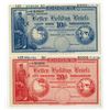 Image 1 : U.K., Cook's Better Holiday Briefs, 1930, Specimen Banknote Pair.