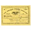 Image 1 : CO. Helmick Tunnel Company of Colorado, 1876 I/U Stock Certificate