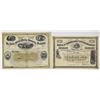 Image 1 : CO. Iowa Related Colorado Mining Stock Certificate Pair, 1881 & 1883