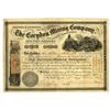 Image 1 : CO. Corydon Mining Co., 1866, I/U Stock Certificate, Major Stock Manipulation Scam.