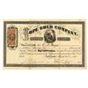 Image 1 : CO. Hope Gold Company, 1867 I/U Stock Certificate