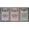 Image 1 : OR. Oregon-Washington Railroad & Navigation Co., 1911 and 1944, Specimen Bond Trio.