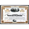 Image 1 : TX. Kansas & Gulf Short Line Railroad Co., 1881 Unique Approval Proof Stock Certificate.