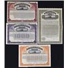 Image 1 : CA. & UT. San Pedro, Los Angeles & Salt Lake Railroad Co., 1911, Specimen Gold Bond Quartet.