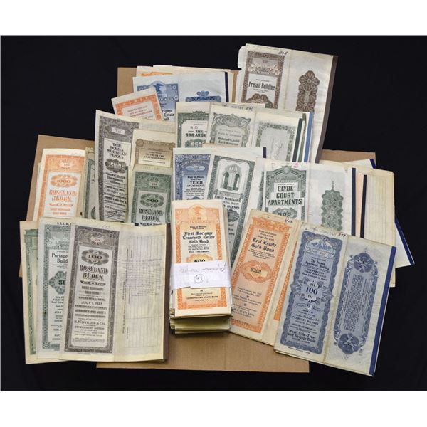 Real Estate Related Collection of Issued Bonds.