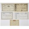Image 1 : Early Turnpike Road Stock Certificates, ND (1850s) to 1867.