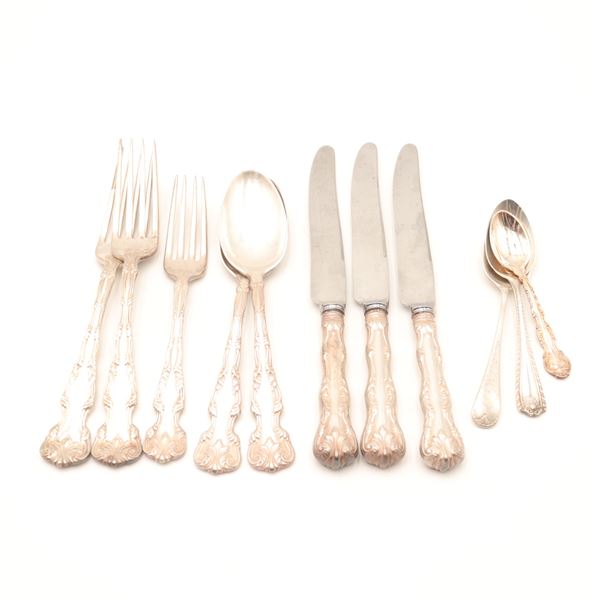 Mixed Lot of Birks and Other Silver-Plated Flatware