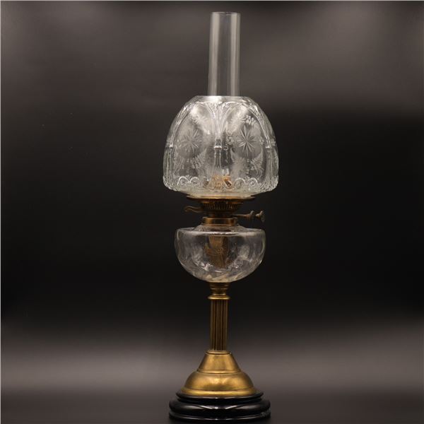 Victorian Young’s screw-fitting oil lamp