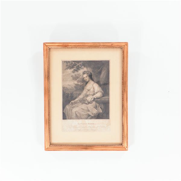 Engraving of “The Hon. Anne Damer”