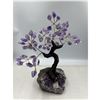 Image 1 : 8 X 8 INCH AMETHYST GEM CRYSTAL TREE WITH AMETHYST BASE HANDMADE