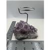 Image 1 : 3.7 X 2.7 INCH  AMETHYST ROUGH CLUSTER  DECORATION HOLDER