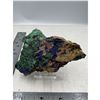 Image 1 : 4 INCH  BLUE GREEN AZURITE SPECIMEN