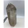 Image 8 : 6.7 X 2.3 INCH SMOKY QUARTZ TOWER WITH GREEN GARDEN INCULSION