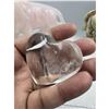 Image 3 : 2.45 INCH  CLEAR QUARTZ HEART INCULSION