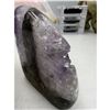 Image 6 : 2.7 X 2.9 INCH NATURAL DOUBLE FORMATION  AMETHYST GEODE POLISHED