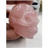 Image 6 : 2.0 INCH ROSE QUARTZ SKULL