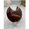 Image 3 : 1.8 INCH CARNELIAN MOON CARVING (BEAUTIFUL PIECE)